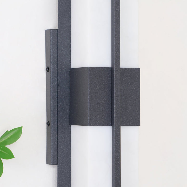 Possini Outdoor Alabaster Wall Light