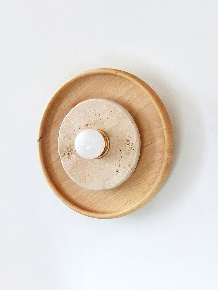 Rapolano Travertine Wall Sconce