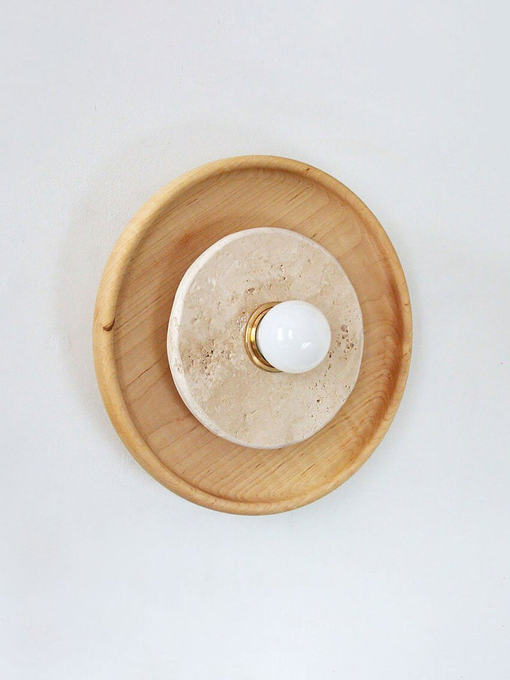 Rapolano Travertine Wall Sconce