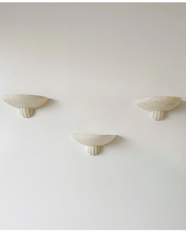 Rare Alabaster Wall Sconce
