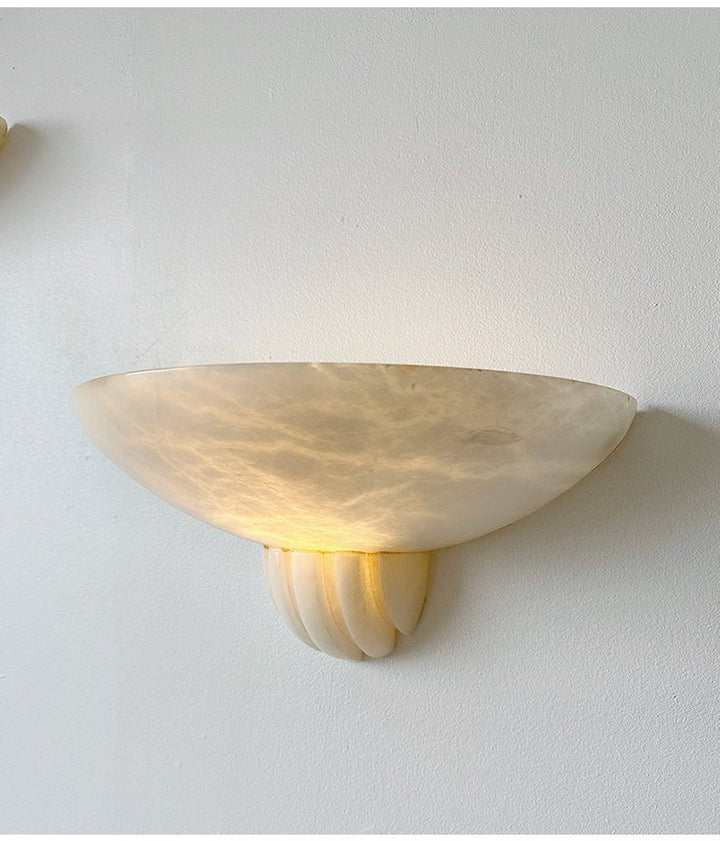Rare Alabaster Wall Sconce