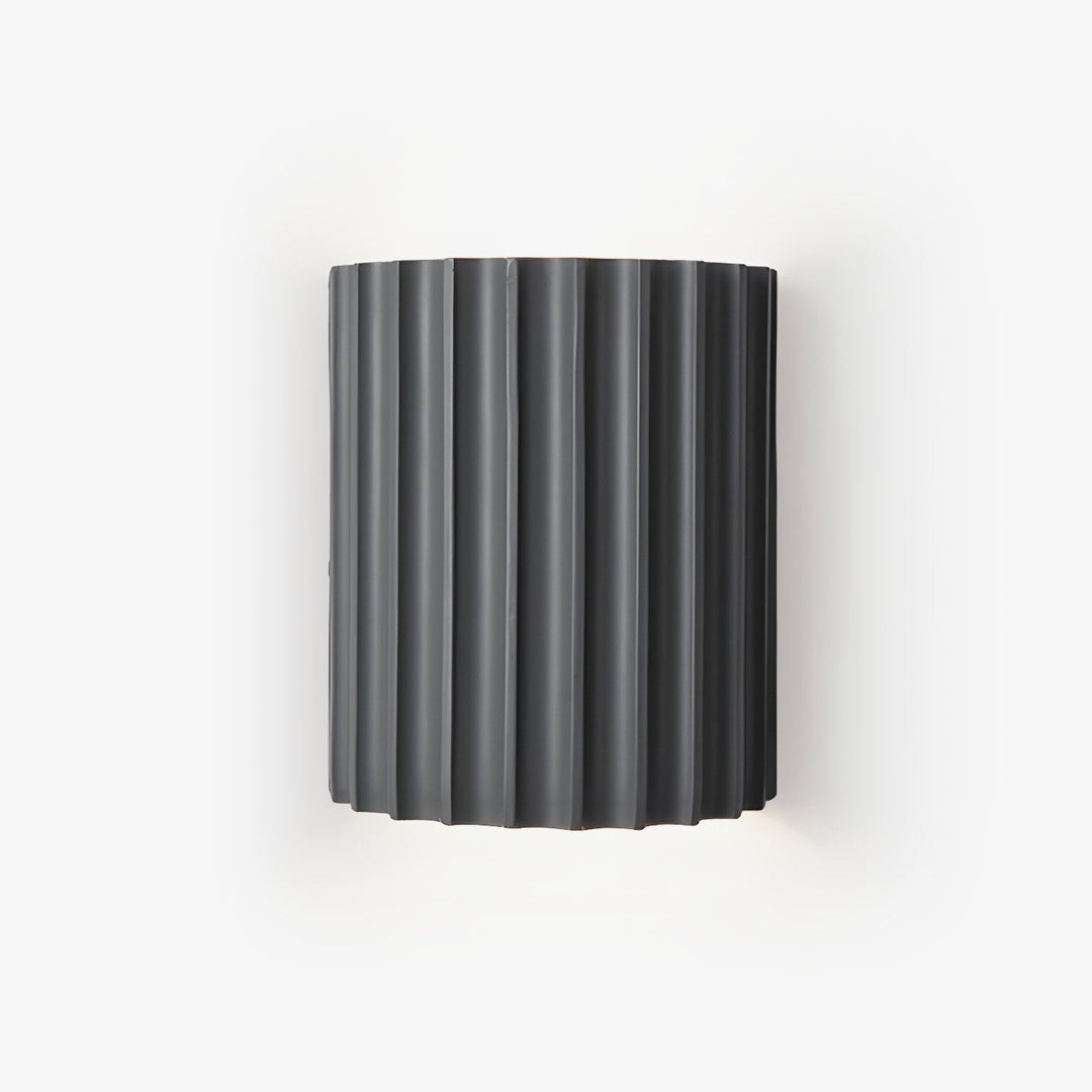 Resin Ribbed Wall Lamp