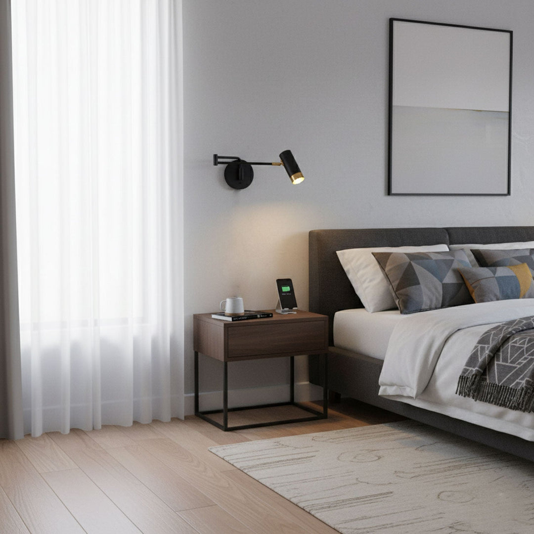 Ridge Arm Wall Lamp