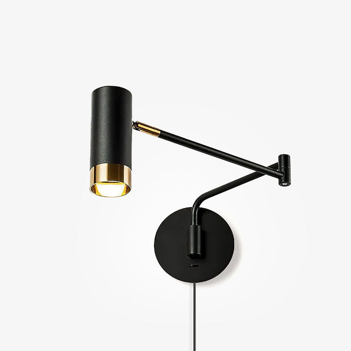 Ridge Arm Plug-in Wall Lamp
