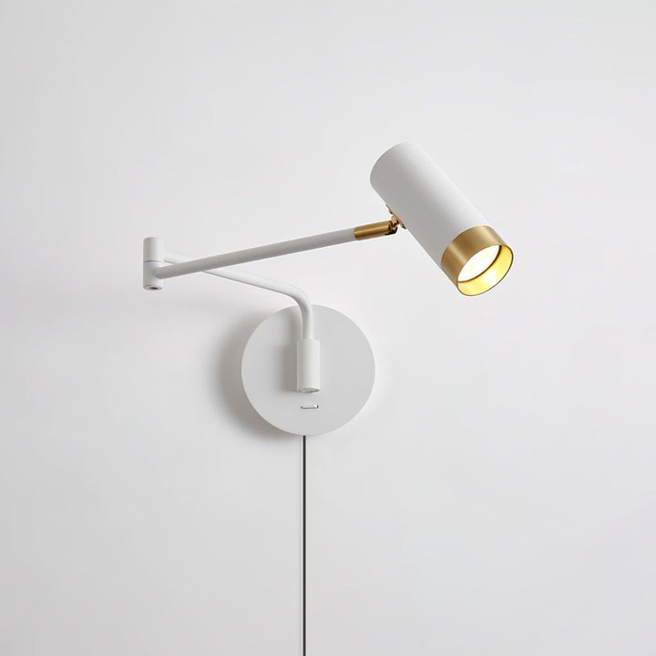Ridge Arm Plug-in Wall Lamp