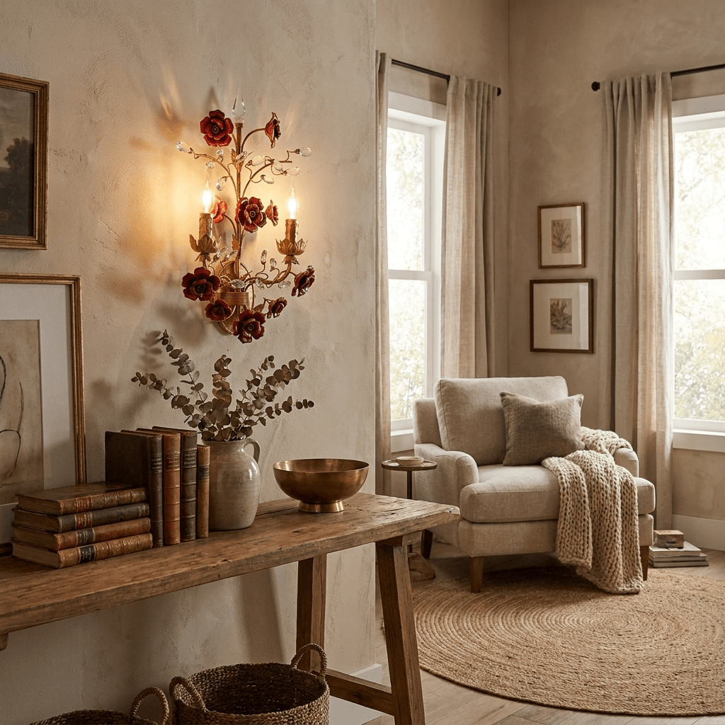 Rose Wall Sconce