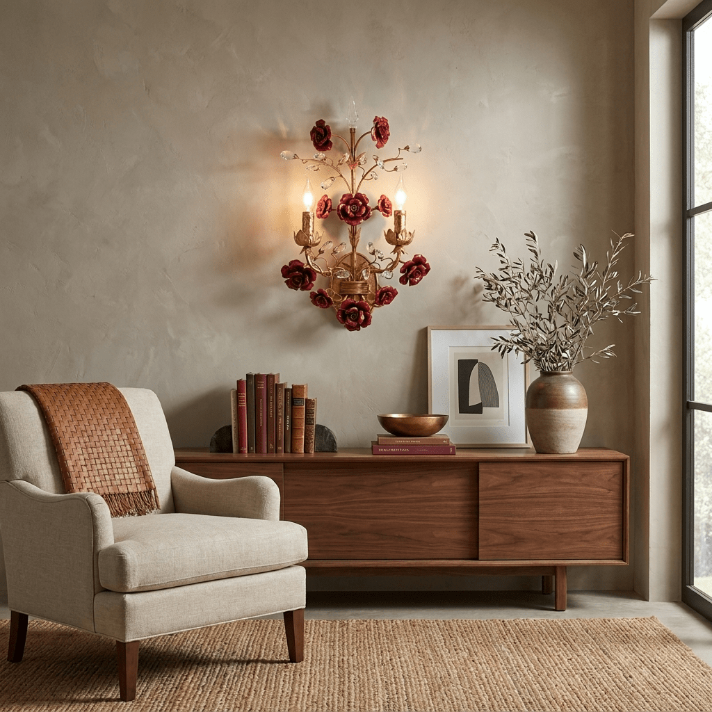 Rose Wall Sconce