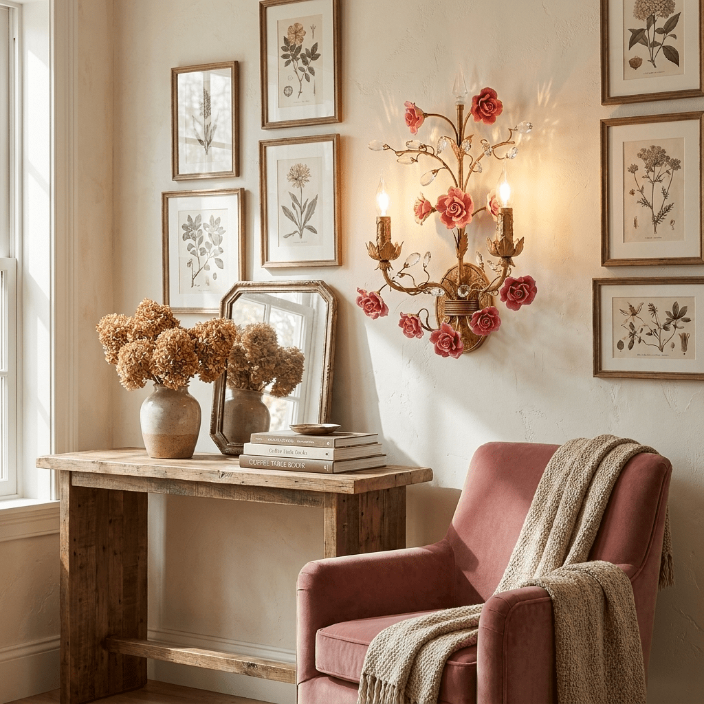 Rose Wall Sconce