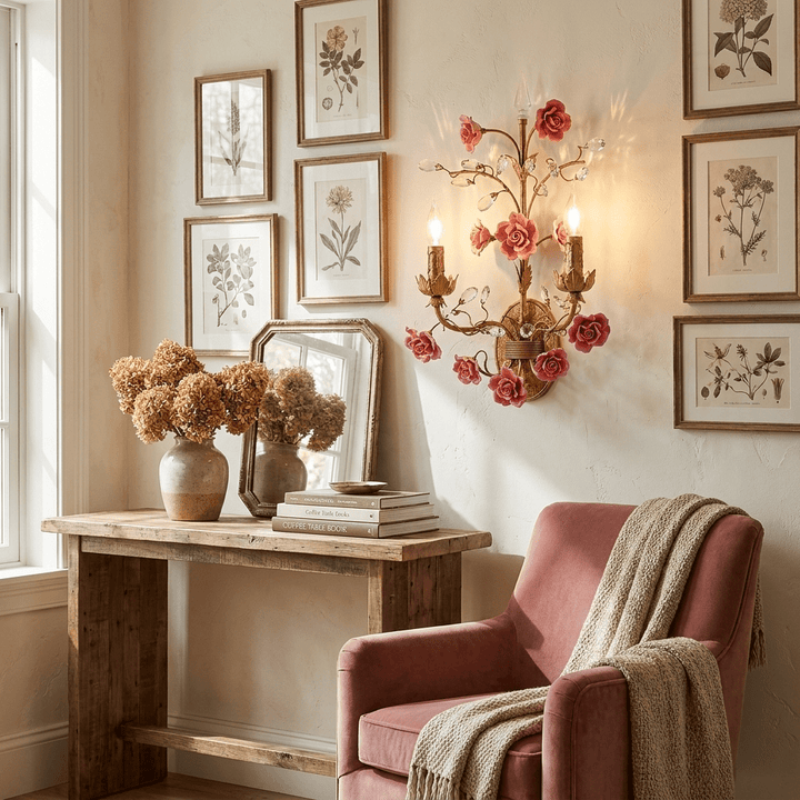 Rose Wall Sconce