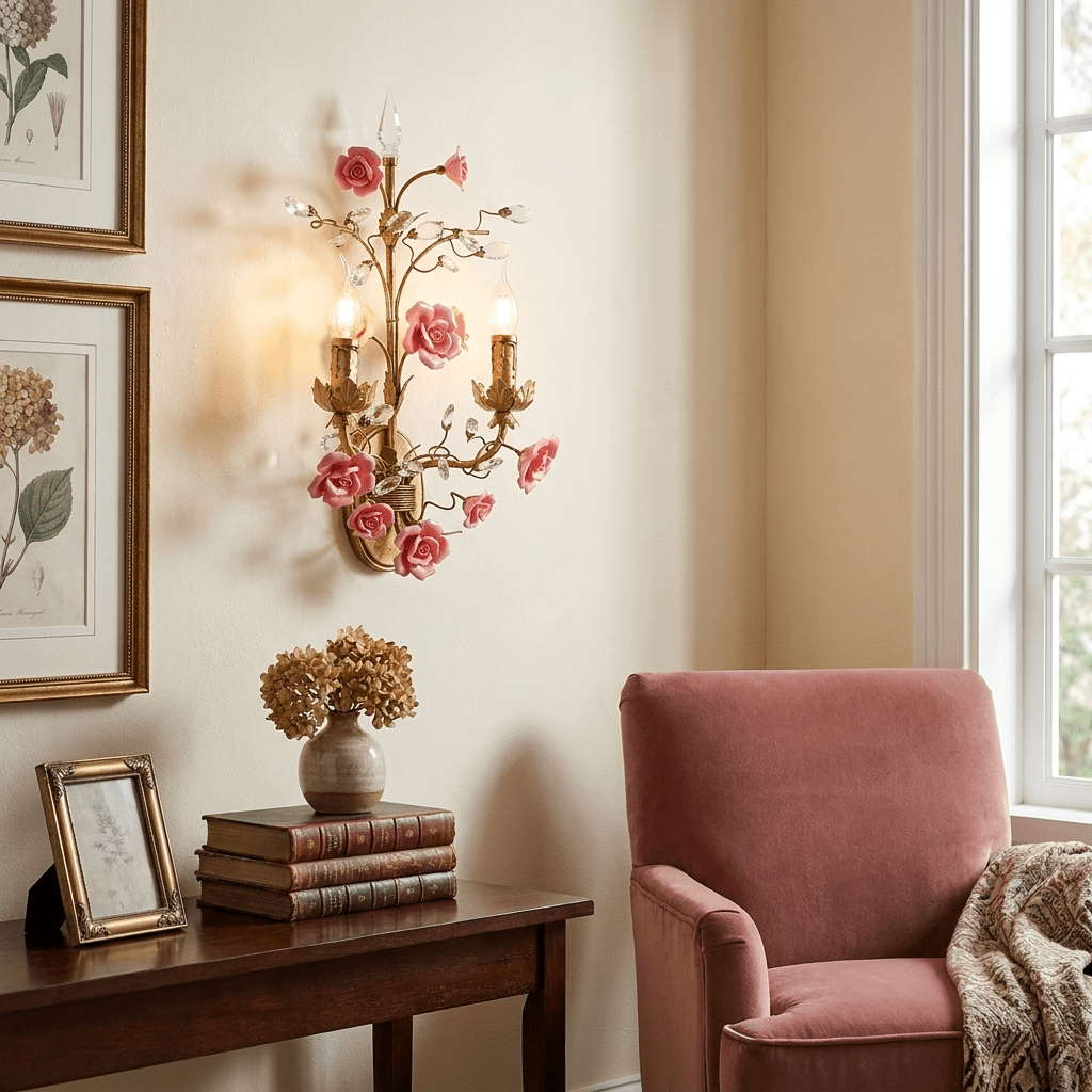 Rose Wall Sconce