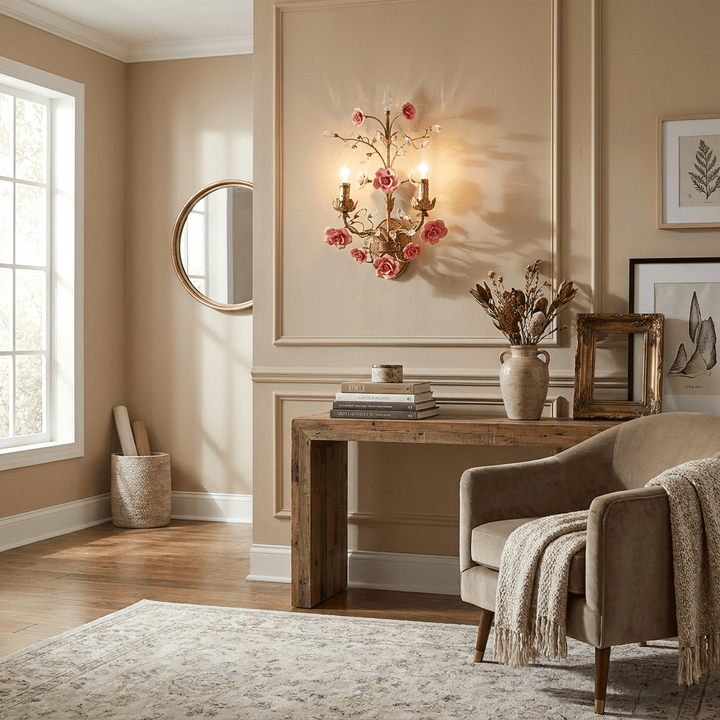 Rose Wall Sconce