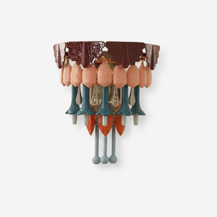 Roselle Ceramic Fringe Wall Lamp
