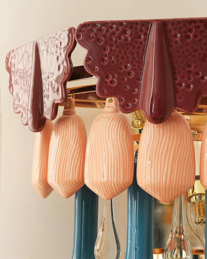Roselle Ceramic Fringe Wall Lamp