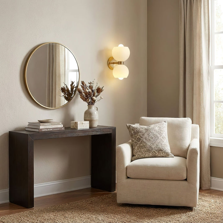 Round Pearl Sconce