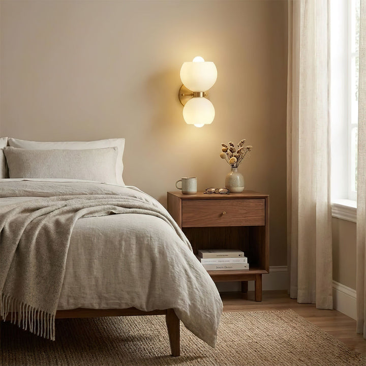 Round Pearl Sconce
