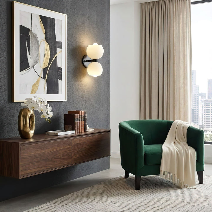 Round Pearl Sconce