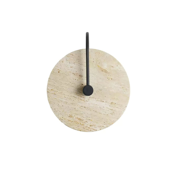 Round Travertine Wall Lamp