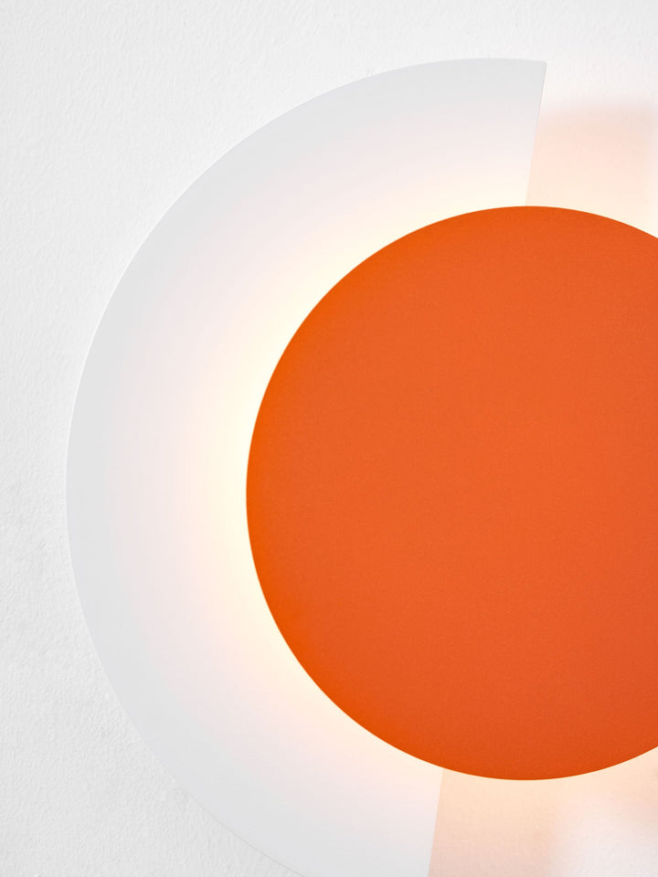 Rounded Abstract Art Sconce