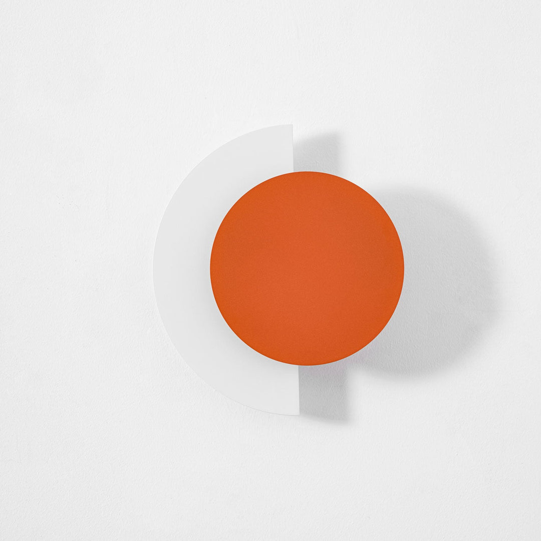 Rounded Abstract Art Sconce