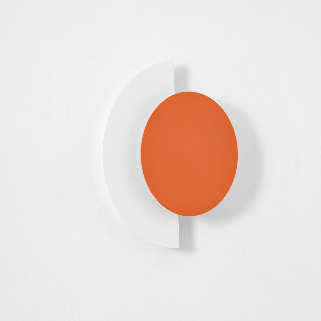Rounded Abstract Art Sconce