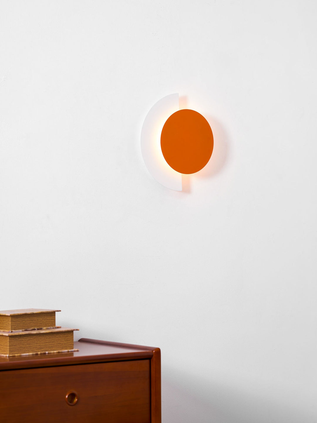 Rounded Abstract Art Sconce