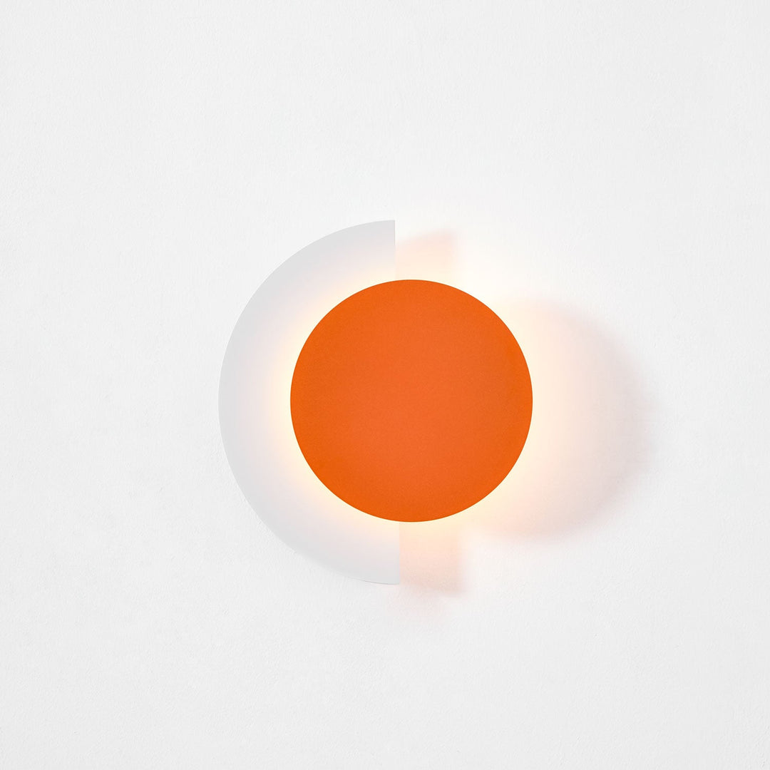 Rounded Abstract Art Sconce