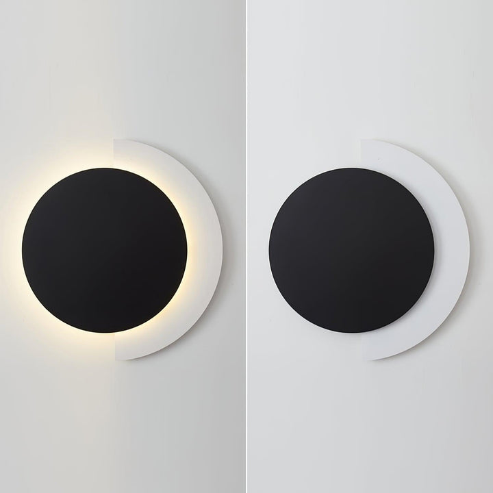 Rounded Abstract Art Sconce