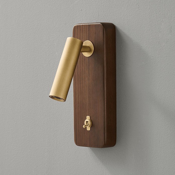 Rowan Wood LED Reading Wall Sconce