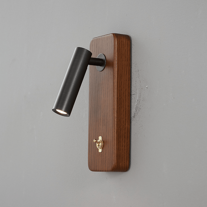 Rowan Wood LED Reading Wall Sconce