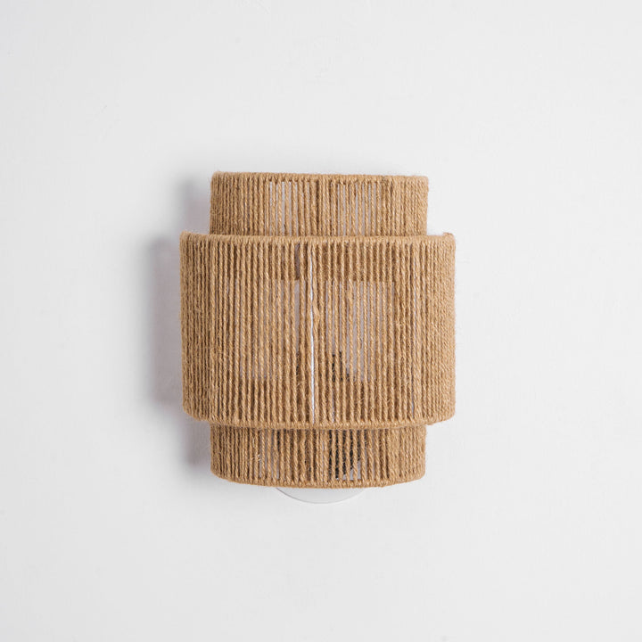 Rustic Weave Wall Lamp