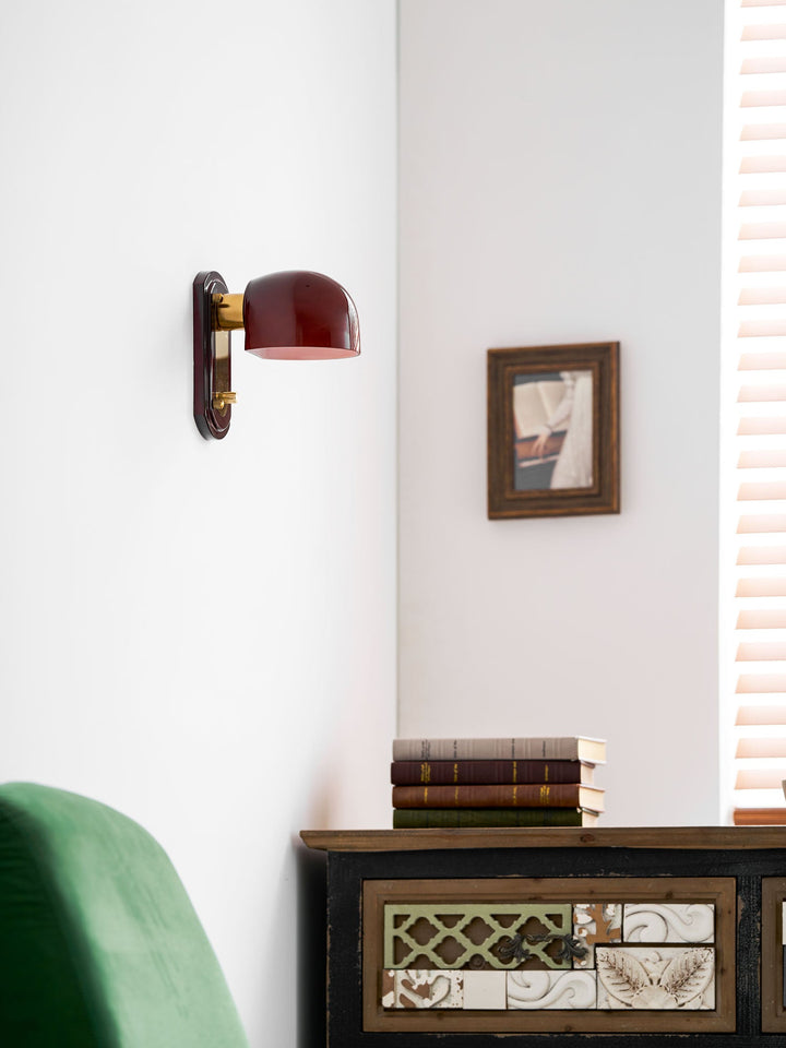Scarlet Dome Wall Sconce