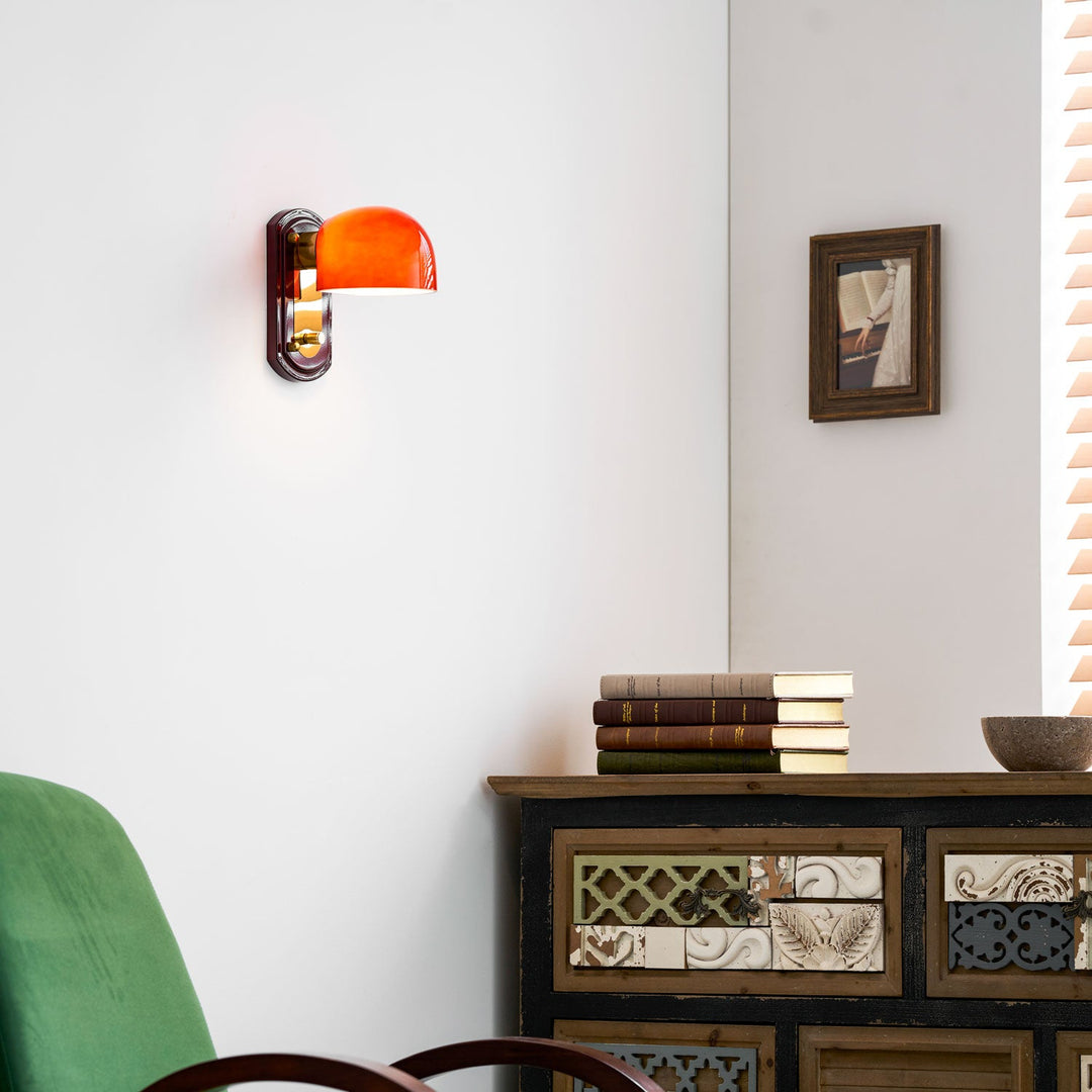Scarlet Dome Wall Sconce
