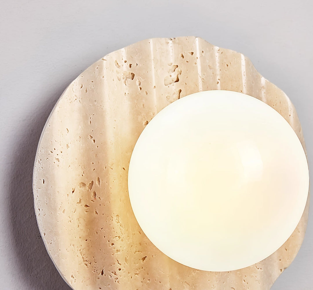 Selorar Travertine Wall Light