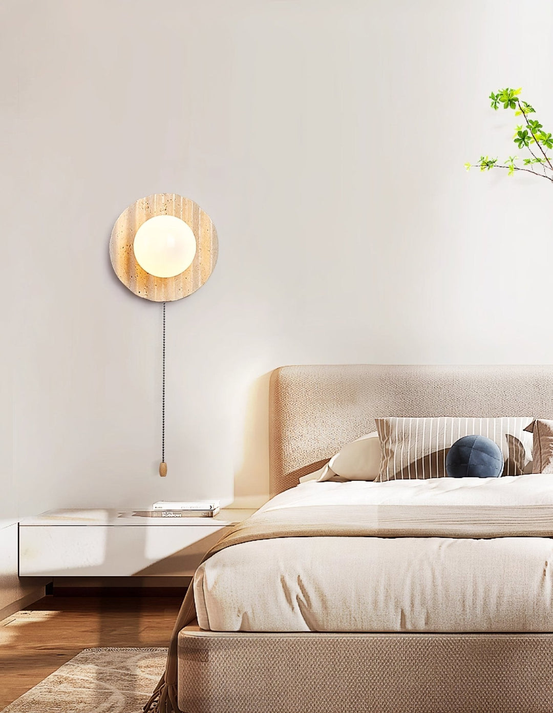 Selorar Travertine Wall Light