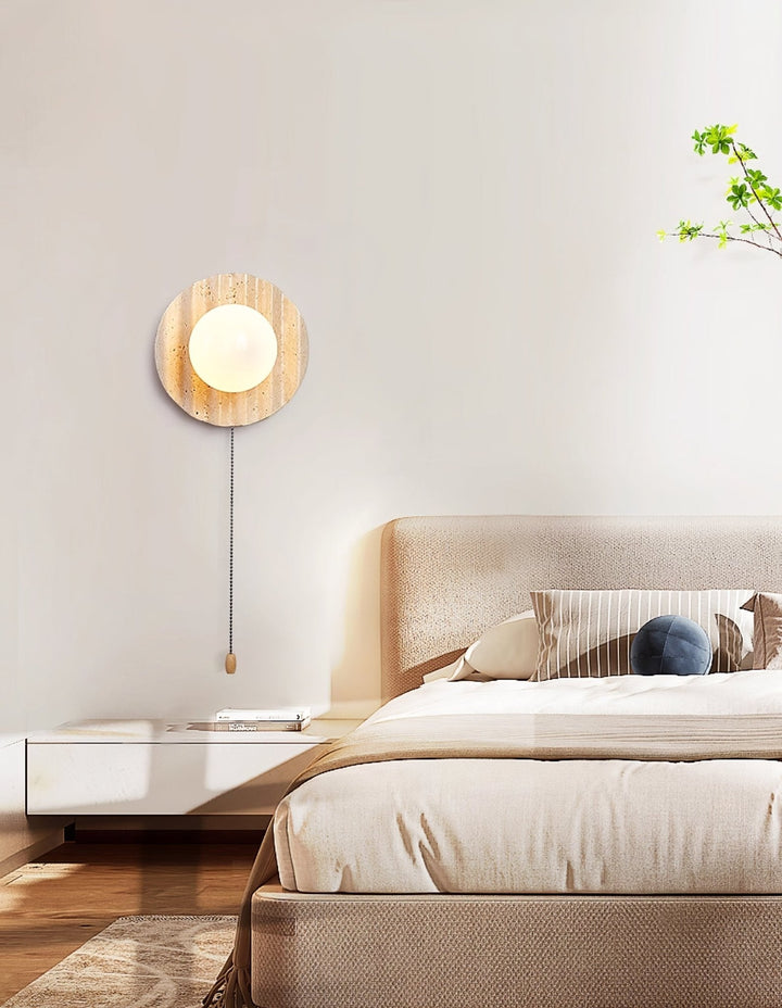 Selorar Travertine Wall Light