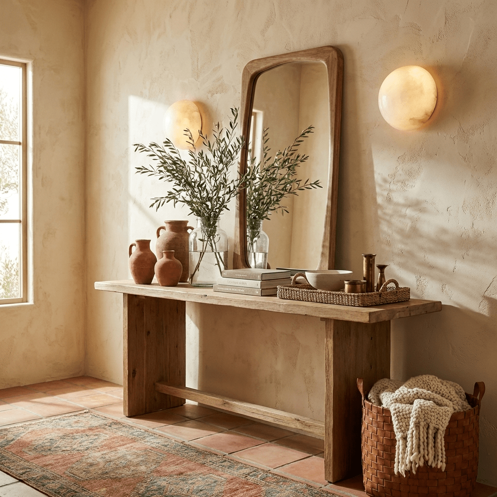 Semicircular Alabaster Wall Lamp