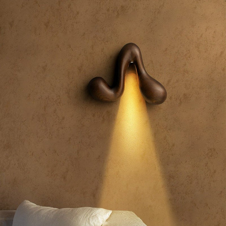 Sera Flow Wood Wall Light