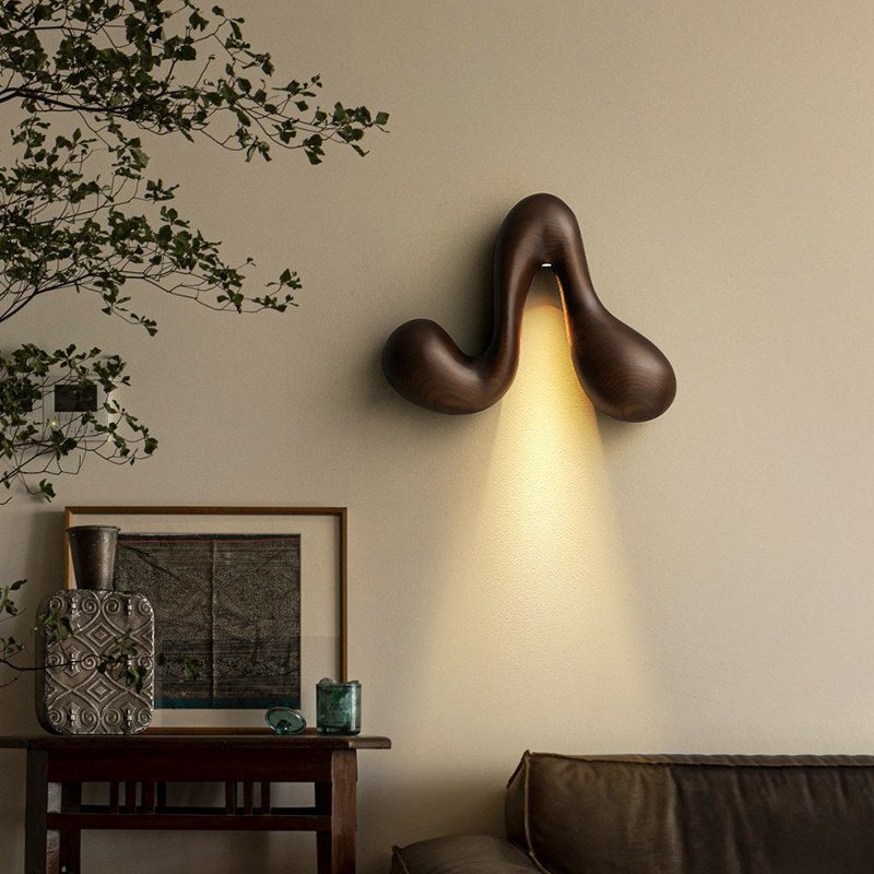 Sera Flow Wood Wall Light