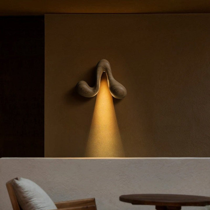 Sera Flow Wood Wall Light