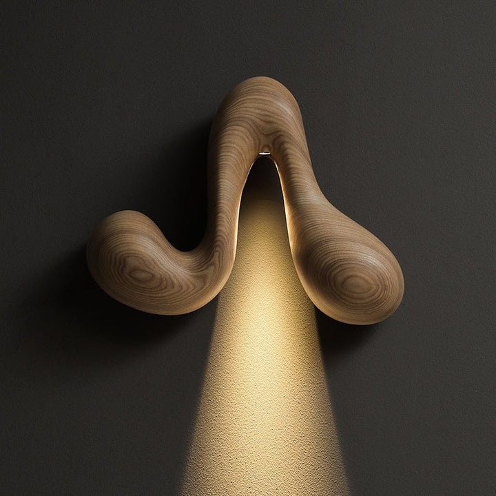 Sera Flow Wood Wall Light