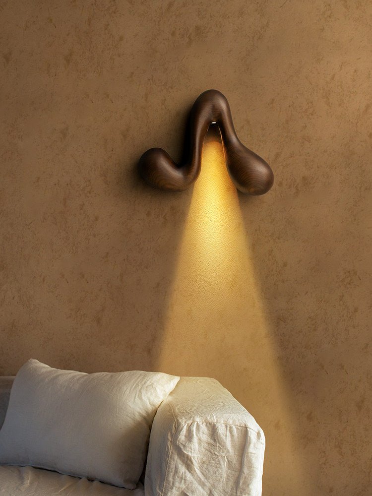 Sera Flow Wood Wall Light