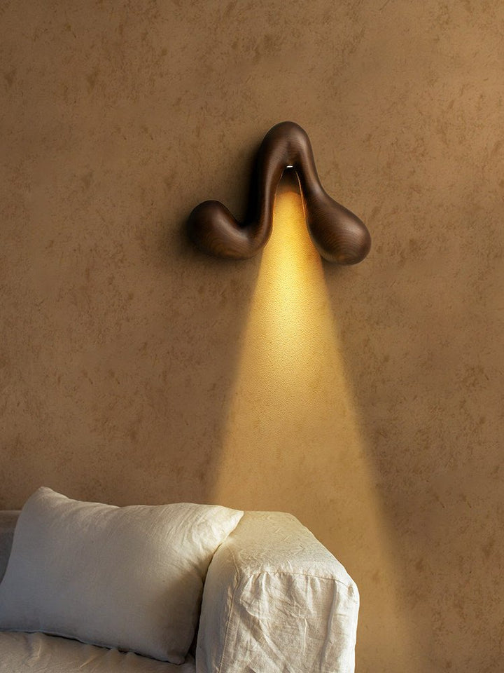 Sera Flow Wood Wall Light