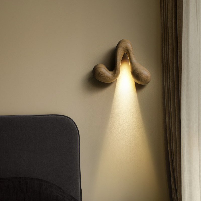 Sera Flow Wood Wall Light