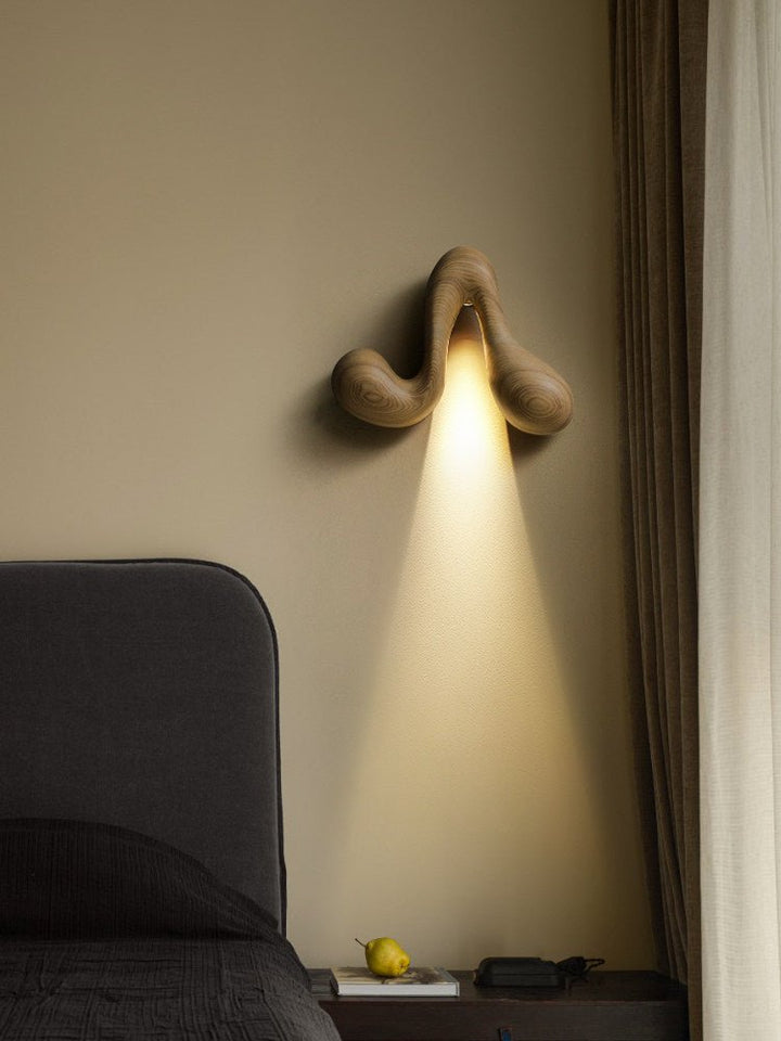 Sera Flow Wood Wall Light