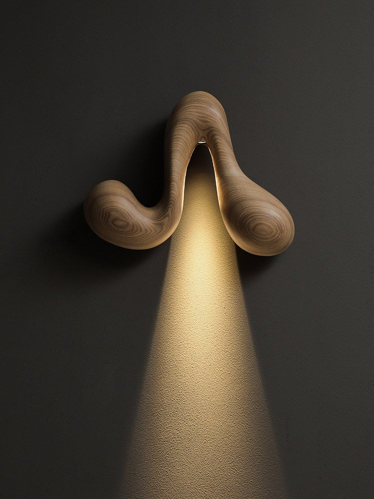 Sera Flow Wood Wall Light