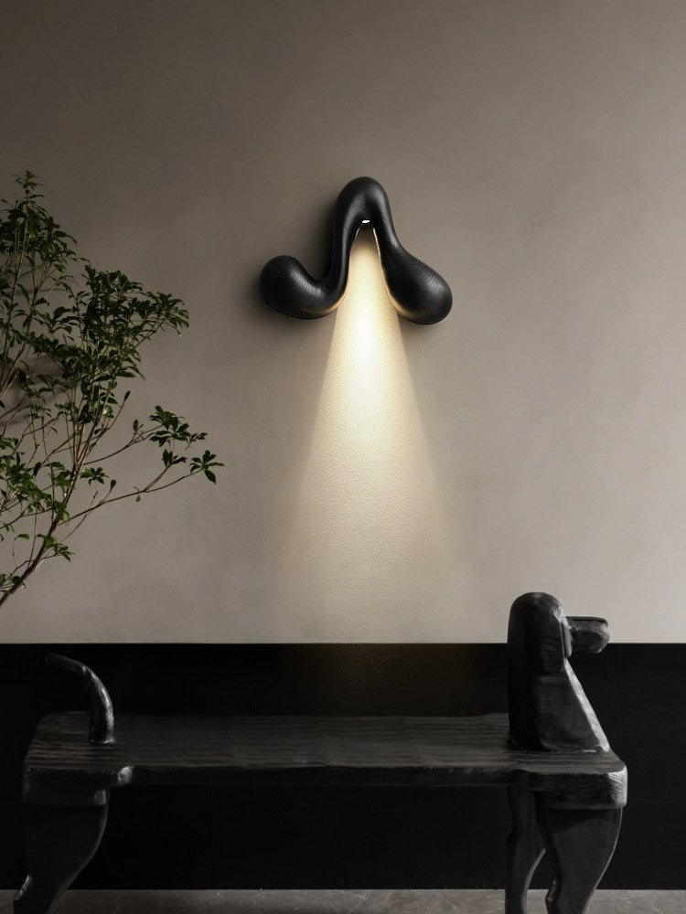 Sera Flow Wood Wall Light