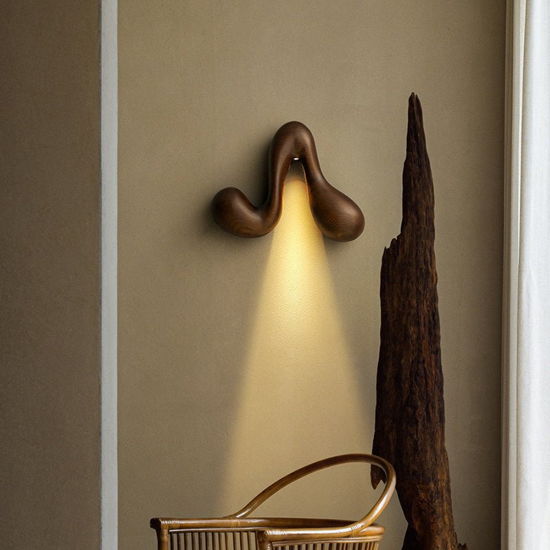 Sera Flow Wood Wall Light