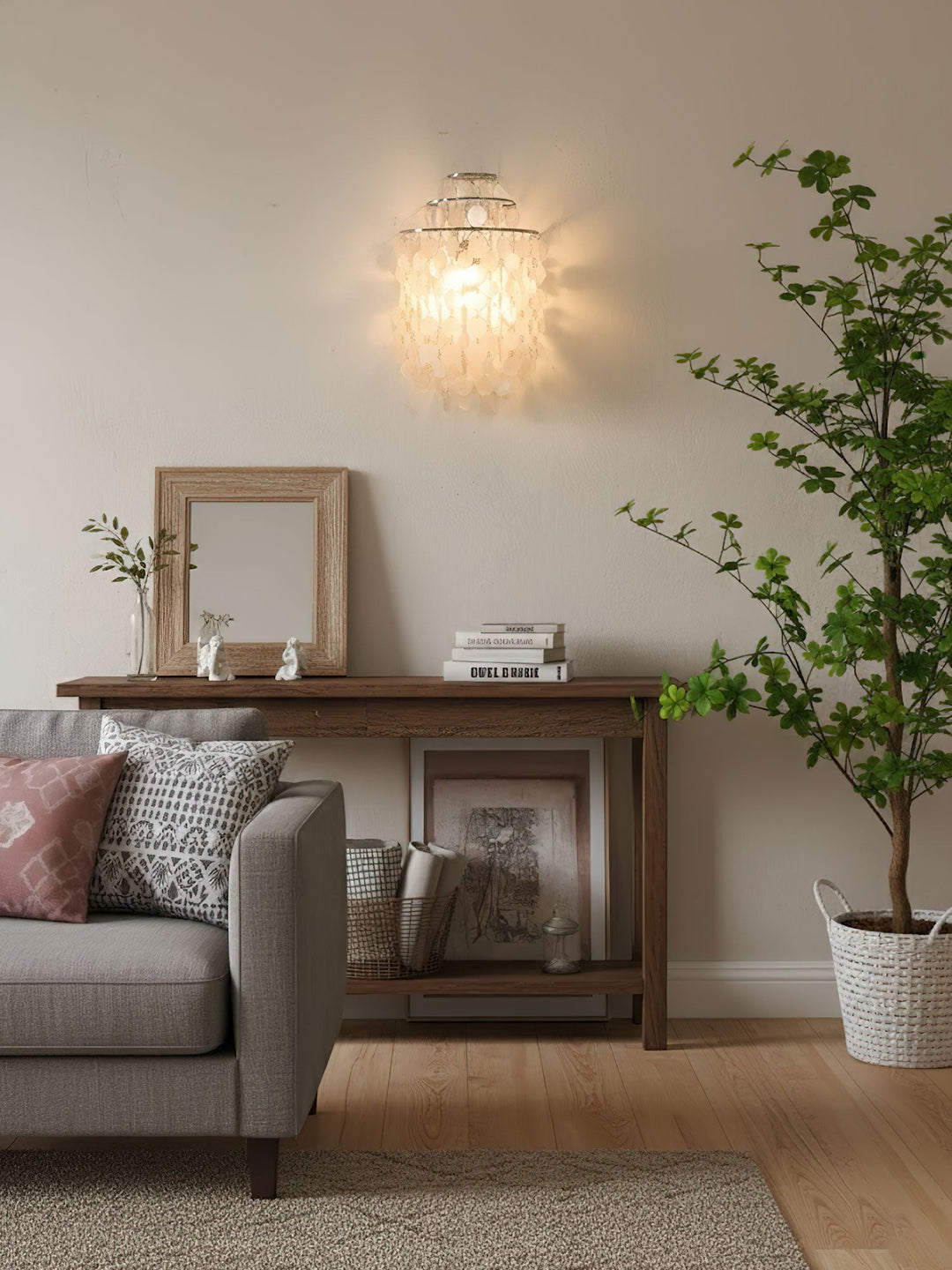 Shell Cascading Wall Light