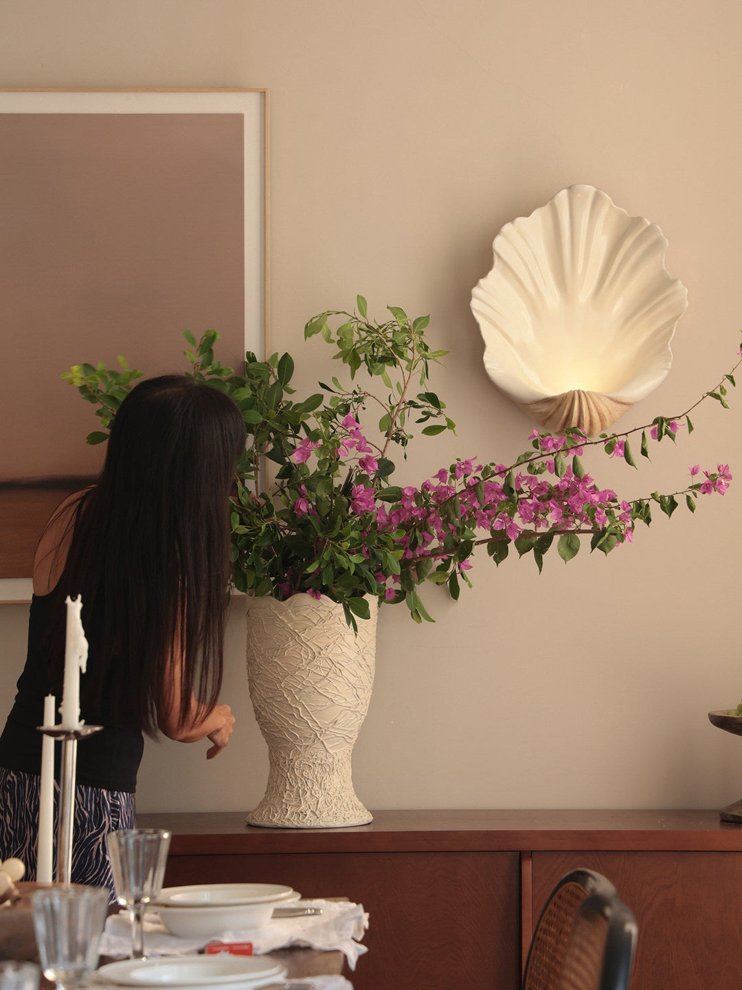 Shell Wall Sconce