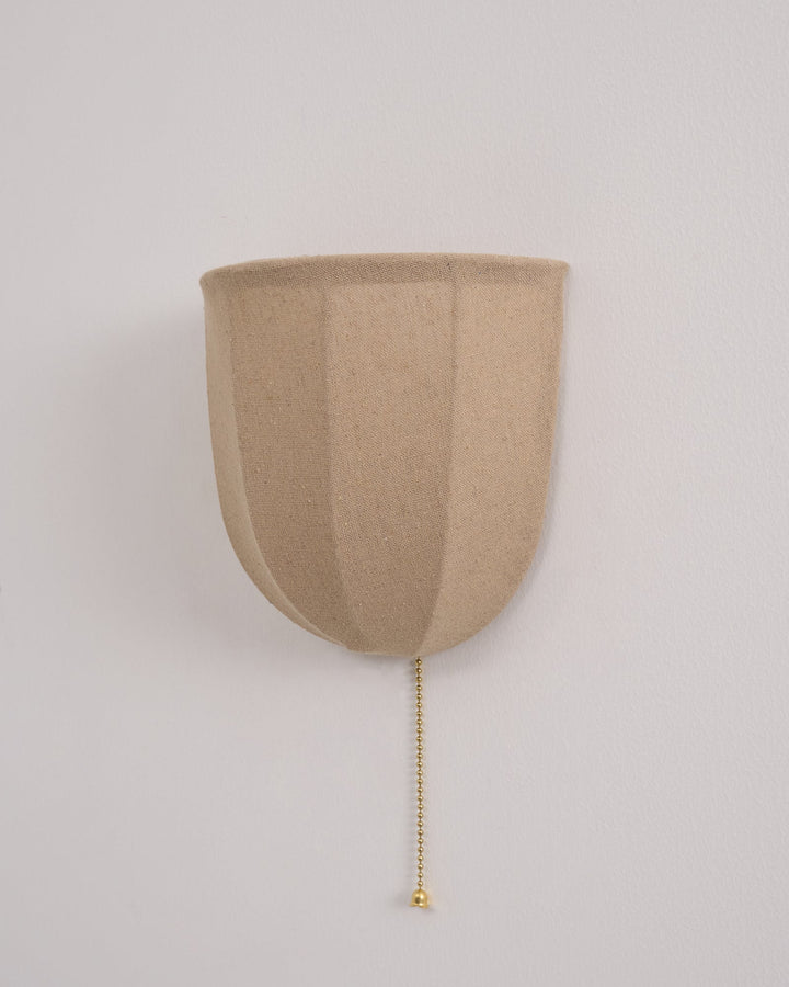 Sienna Linen Wall Sconce